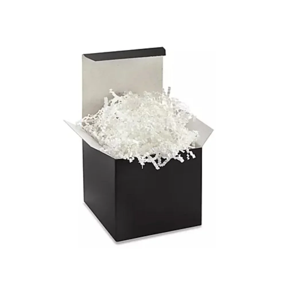 ⭐️ $10 -  CRINKLE CUT FILLER PAPER CRIMPED SHRED - SOLID WHITE - 1 LB